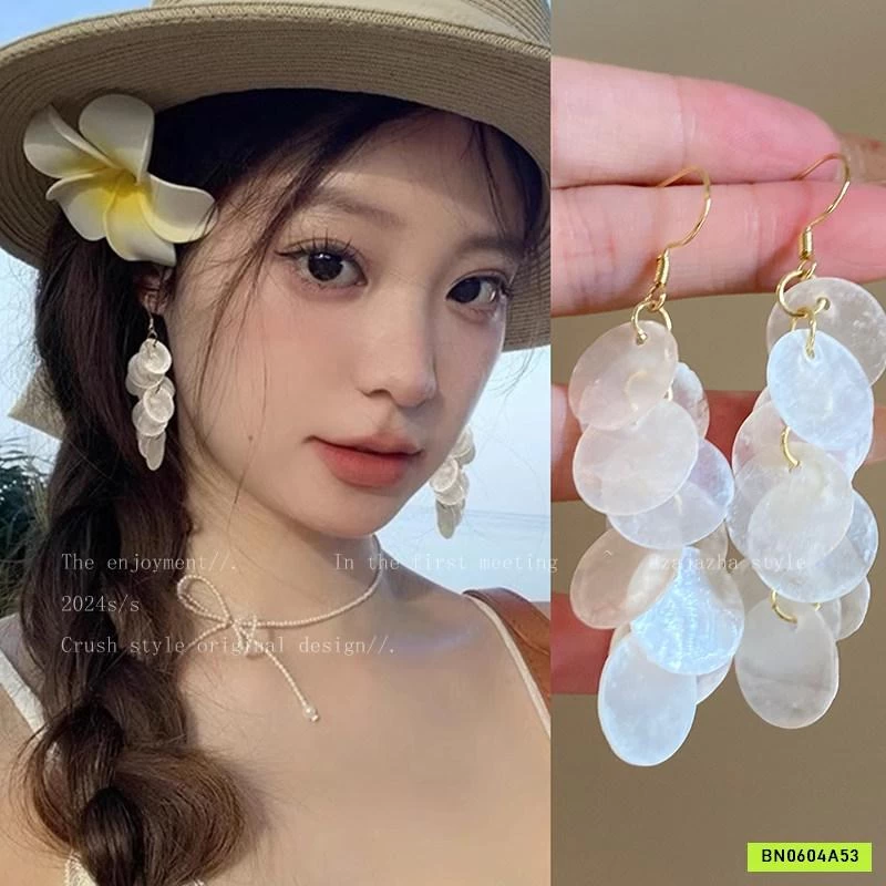 KHUYÊN TAI VỎ SÒ DÀI