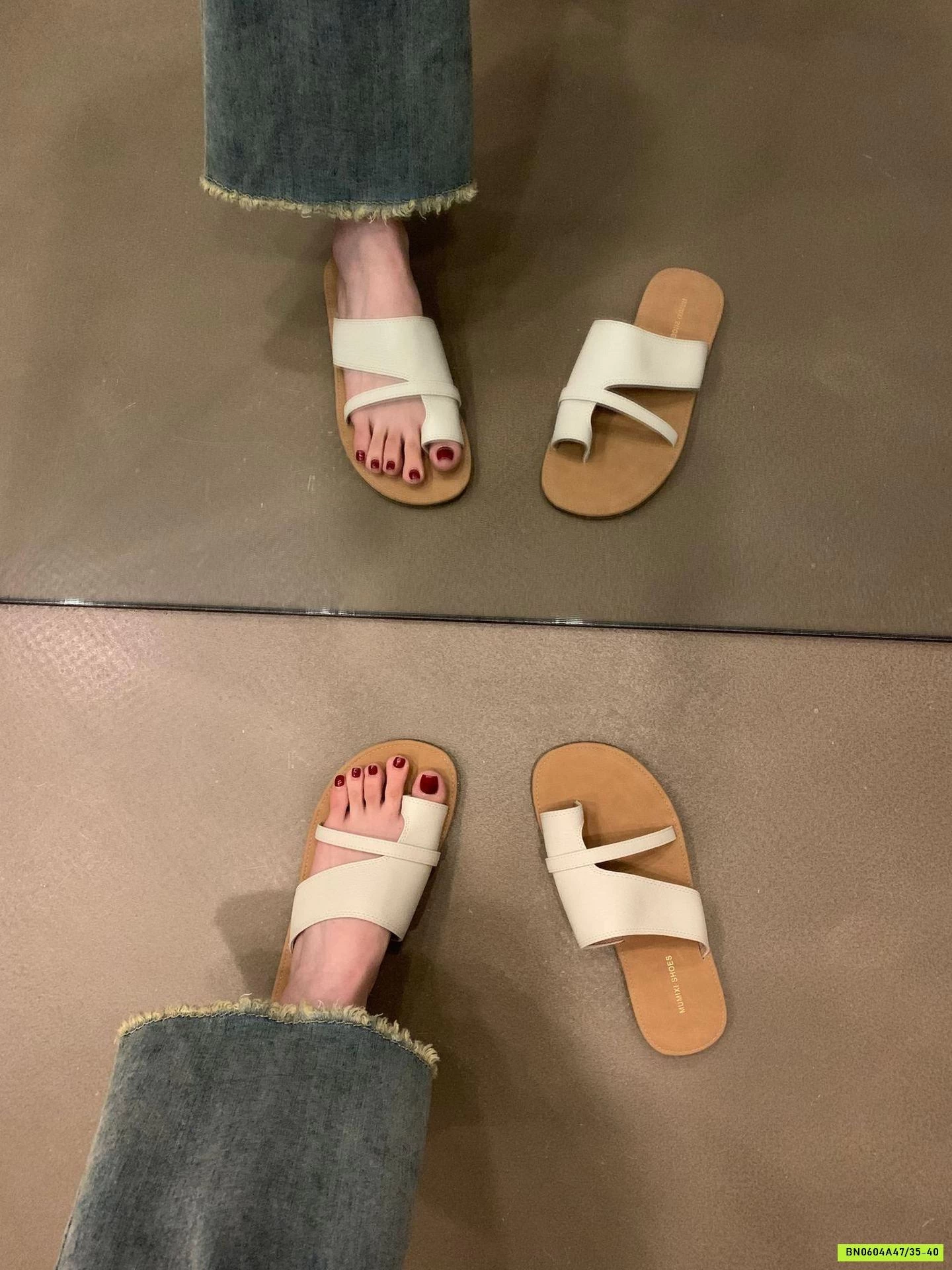 DÉP LÊ QUAI DA XỎ NGÓN HÀN QUỐC