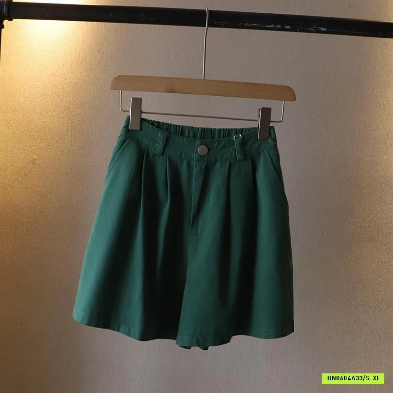 SHORT THÔ TRƠN MÀU CẠP CÚC XUẤT HÀN