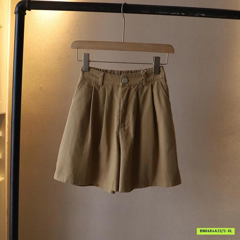 SHORT THÔ TRƠN MÀU CẠP CÚC XUẤT HÀN