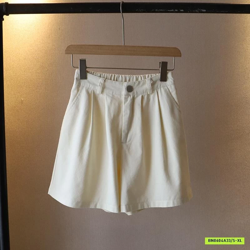 SHORT THÔ TRƠN MÀU CẠP CÚC XUẤT HÀN