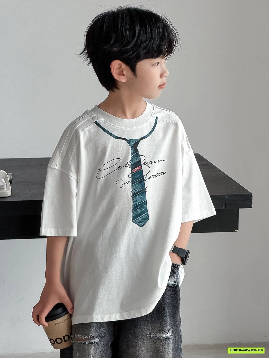 ÁO THUN IN CÀ VẠT SZ ĐẠI