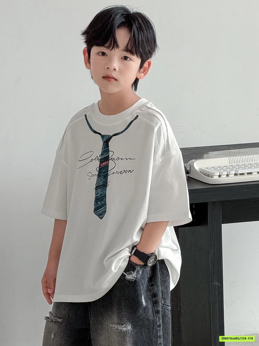 ÁO THUN IN CÀ VẠT SZ ĐẠI