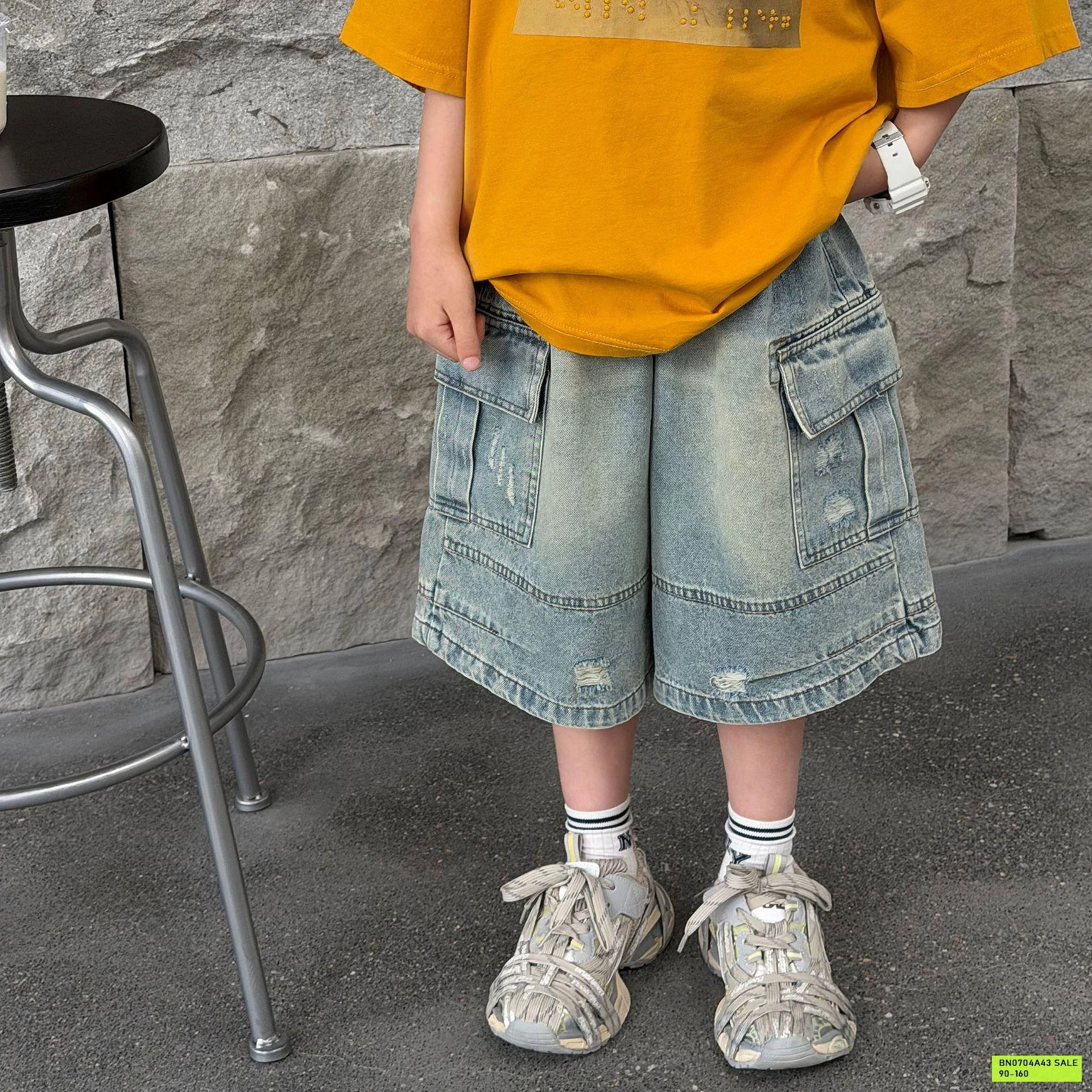 SHORT JEANS TÚI HỘP FANSHU