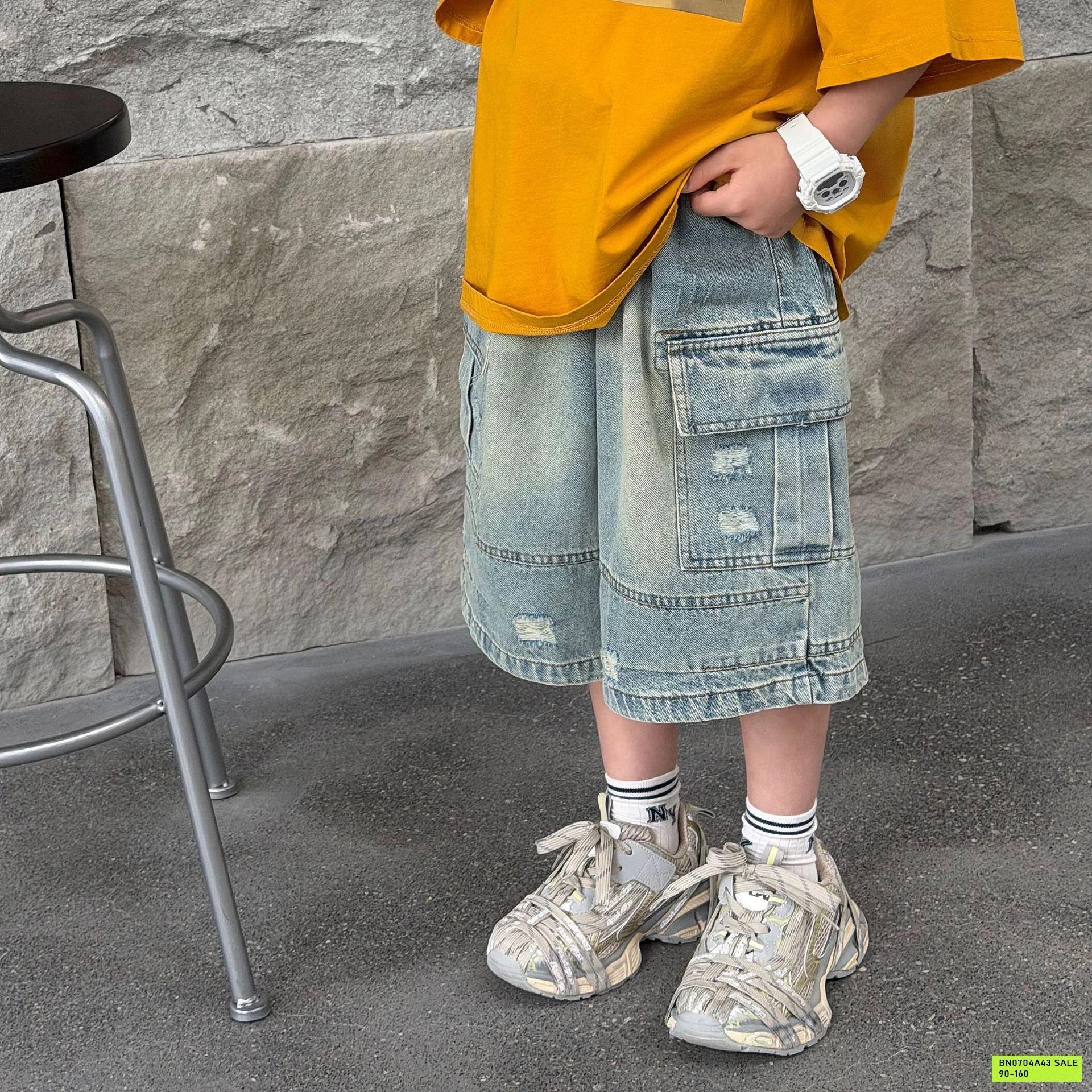 SHORT JEANS TÚI HỘP FANSHU