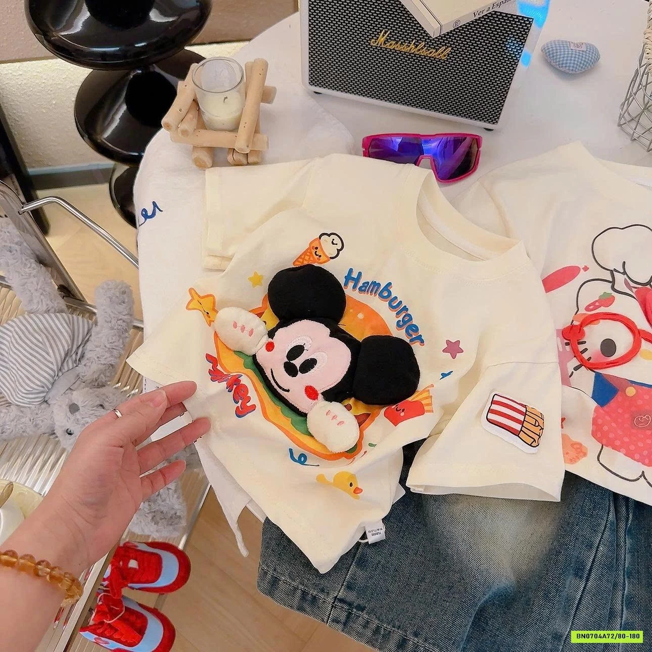 GOM SALE ÁO PHÔNG HỌA TIẾT 3D CHO BÉ