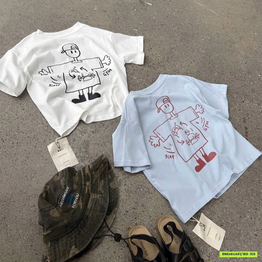 ÁO THUN IN HÌNH VẼ NGỘ NGHĨNH