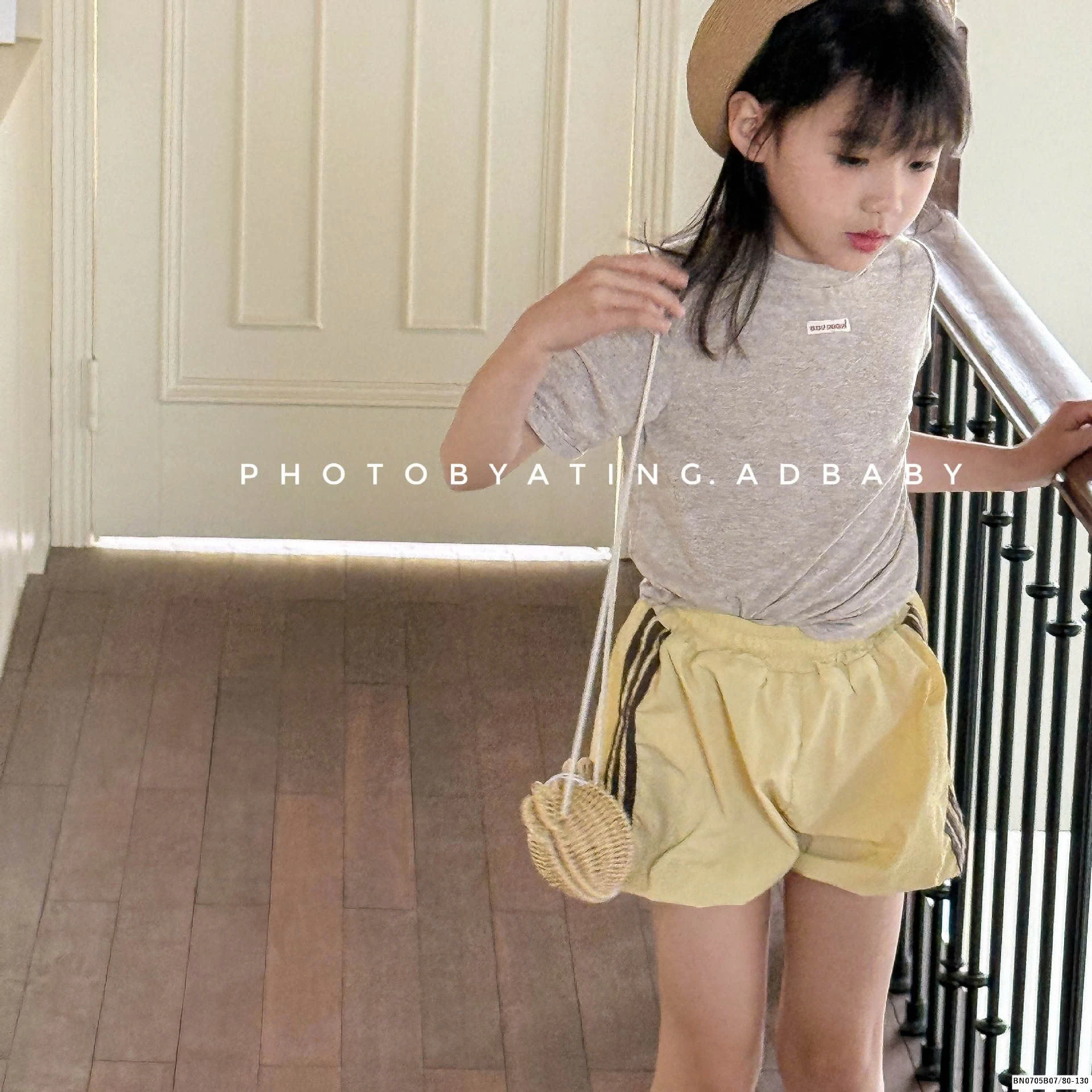 ÁO THUN CỔ TRÒN BÉ GÁI ADBABY