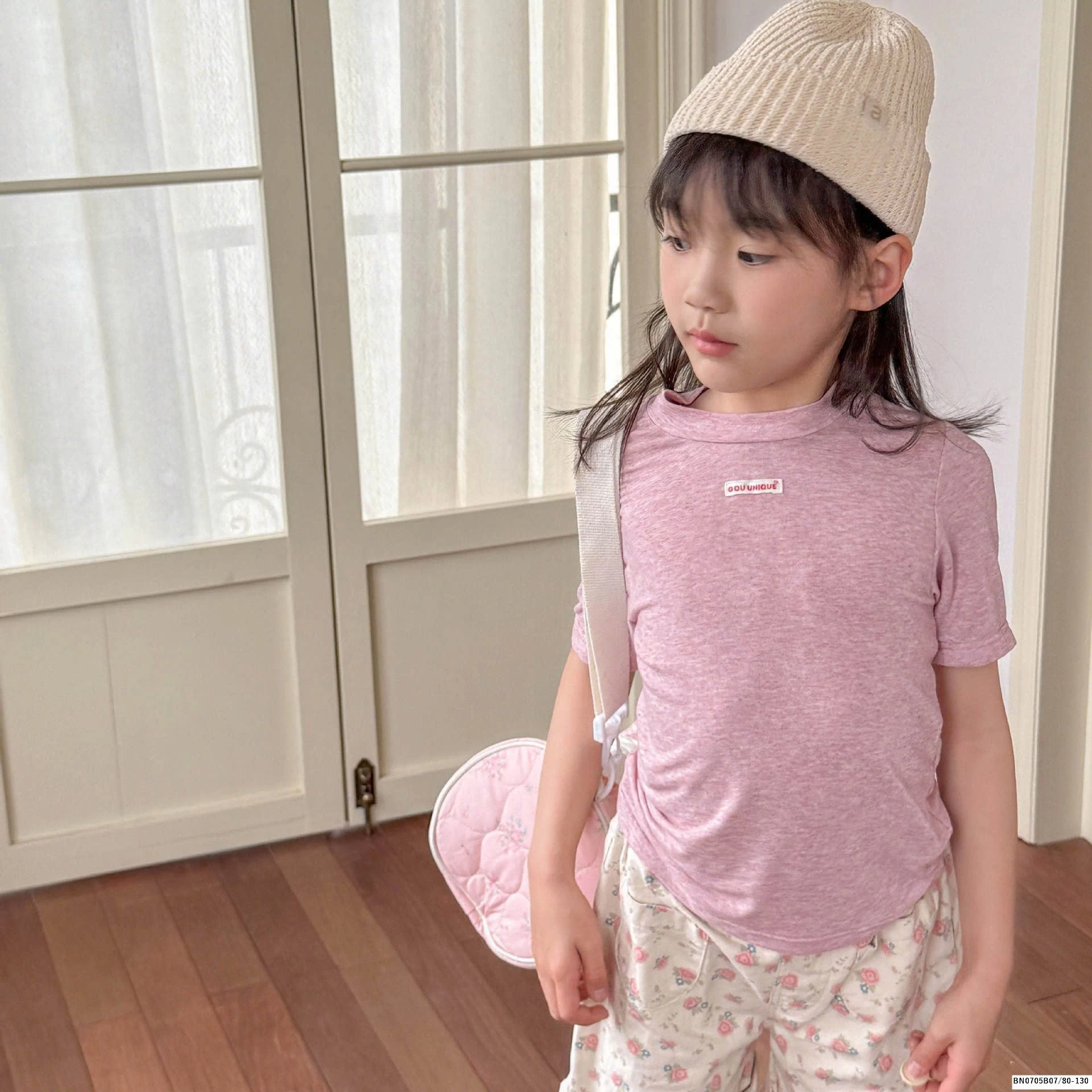 ÁO THUN CỔ TRÒN BÉ GÁI ADBABY