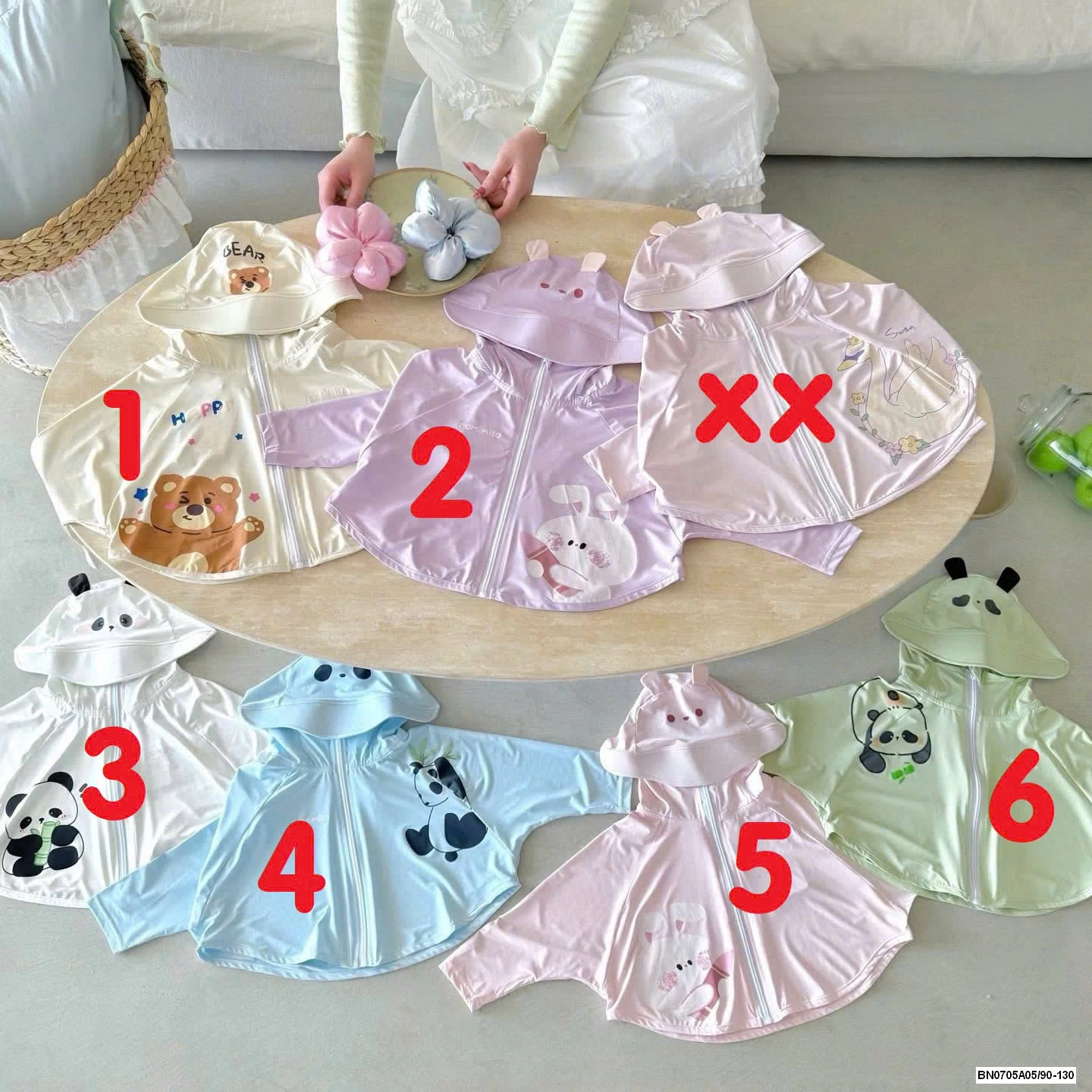 KHOÁC NẮNG CHO BÉ