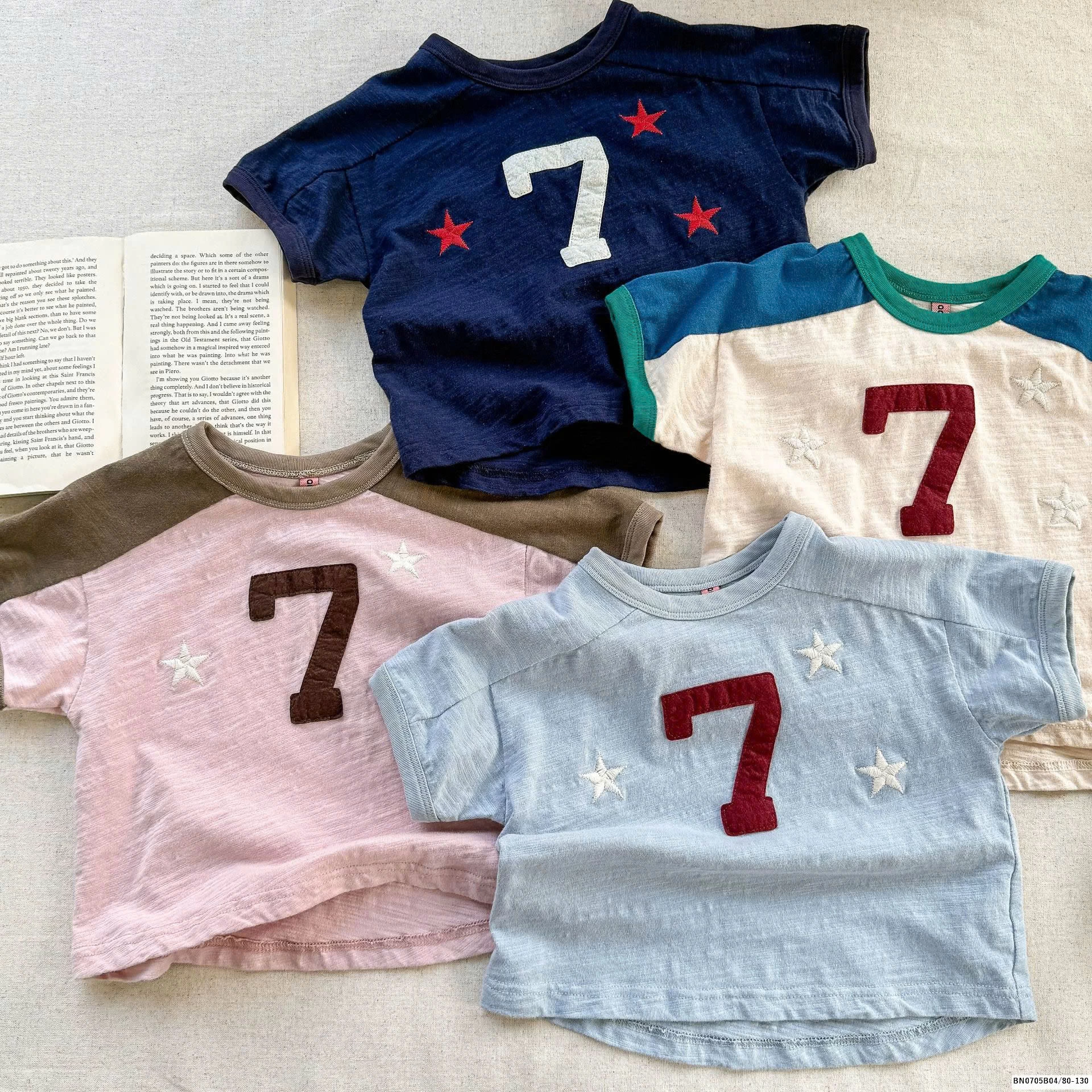 ÁO THUN COTTON NHĂN SỐ 7 ADBABY