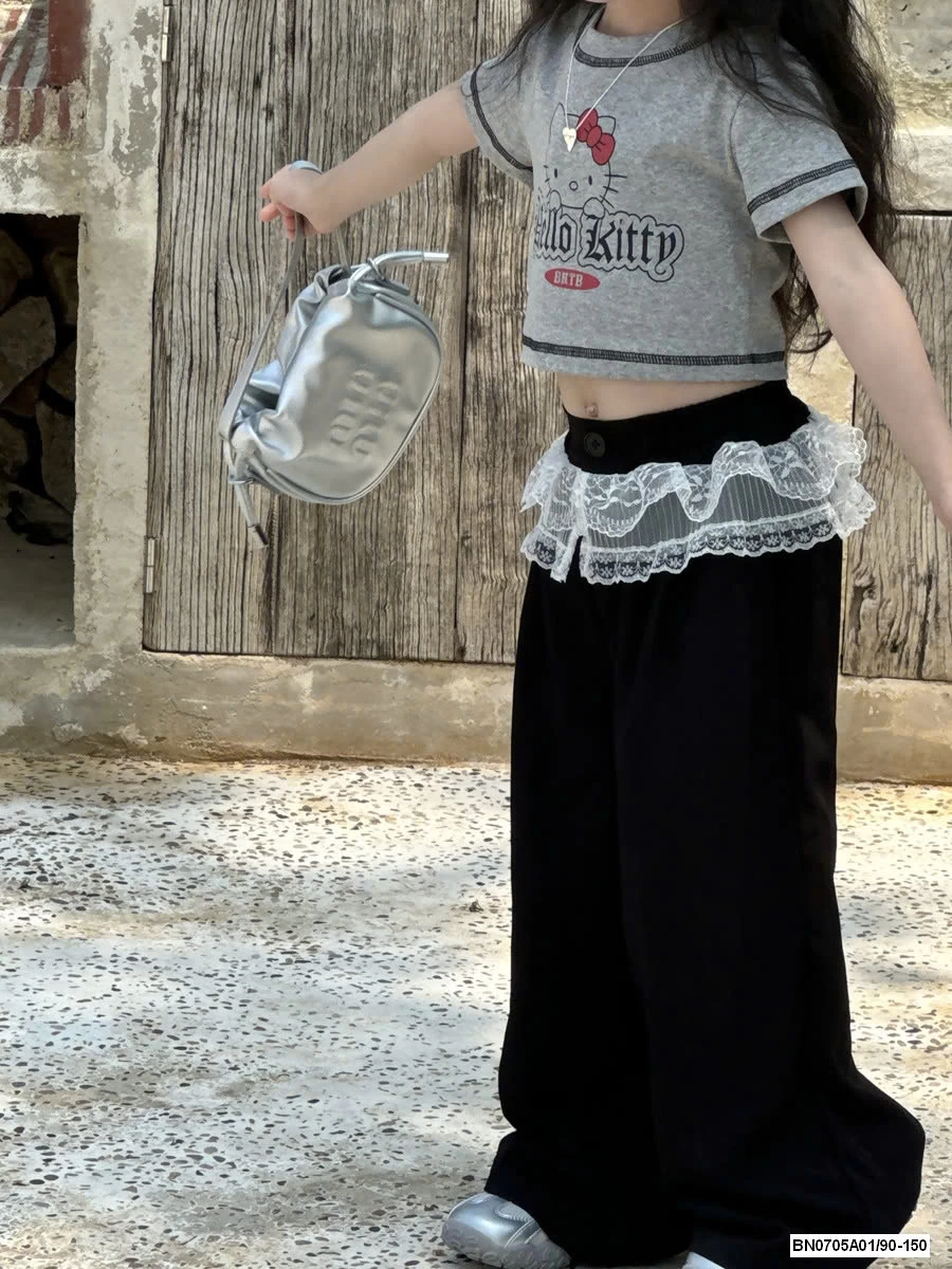 QUẦN GIÓ SUÔNG PHỐI CẠP REN