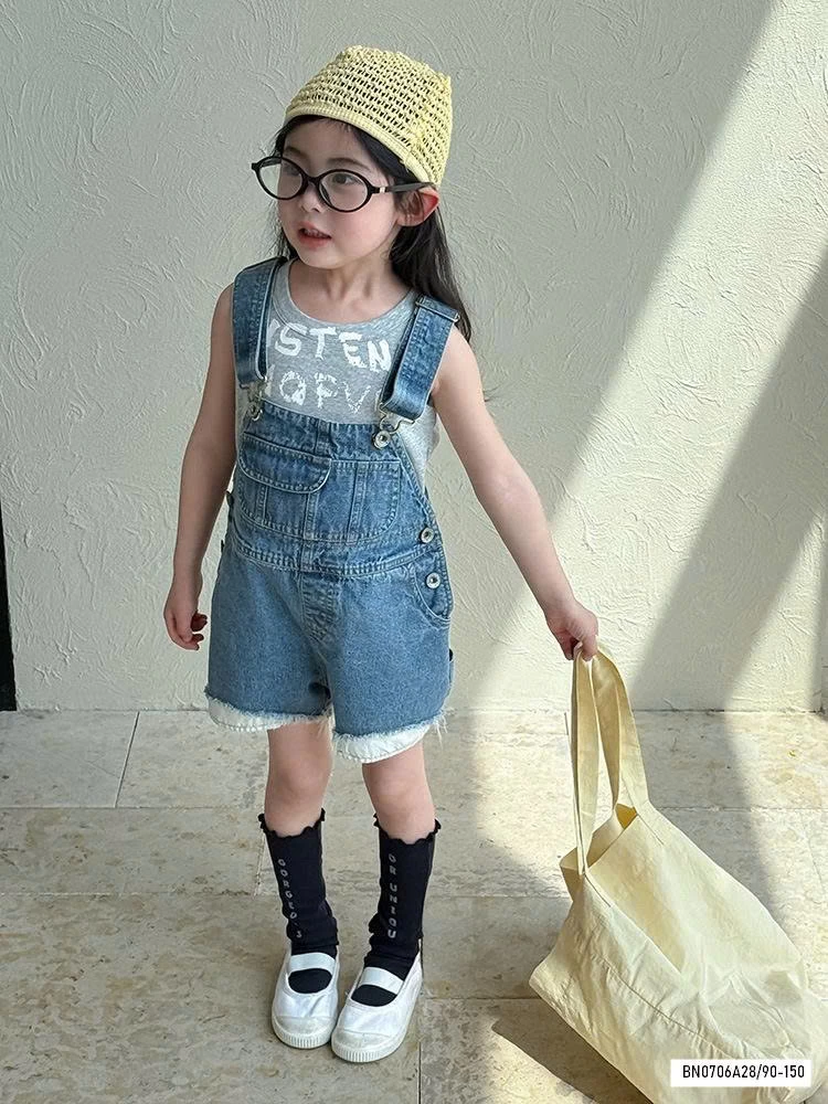 YẾM JEANS GẤU TUA RUA