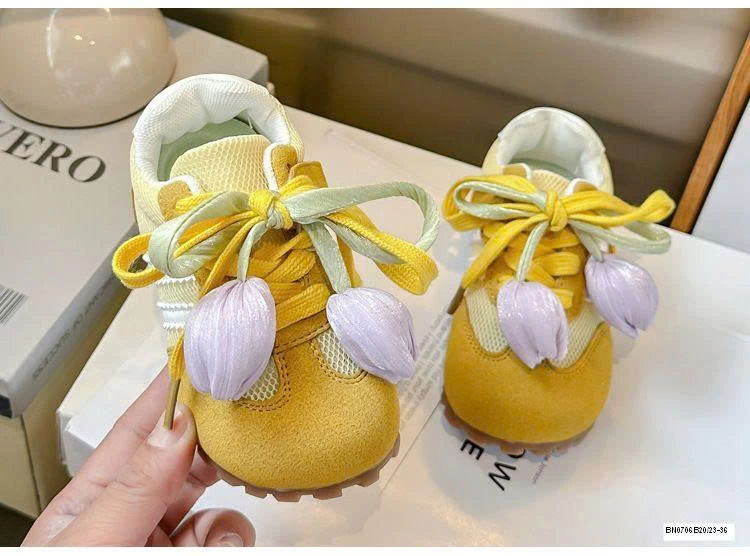 GIÀY THỂ THAO LƯỚI DÂY HOA TULIP