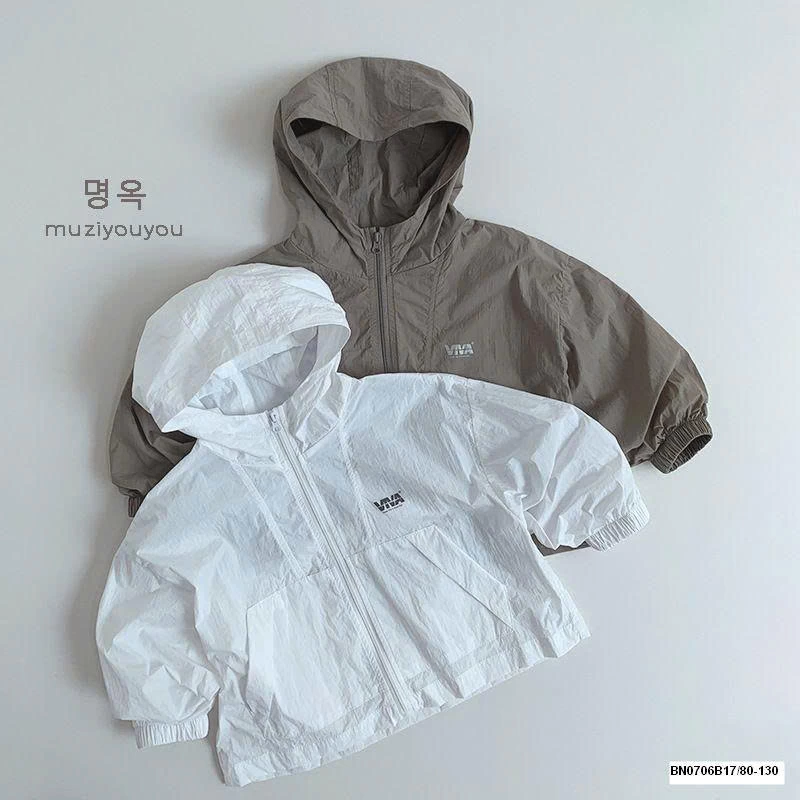 ÁO KHOÁC GIÓ CHỐNG NẮNG BÉ TRAI