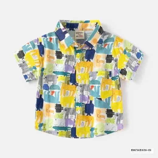 ÁO SƠ MI HỌA TIẾT WAPYPY