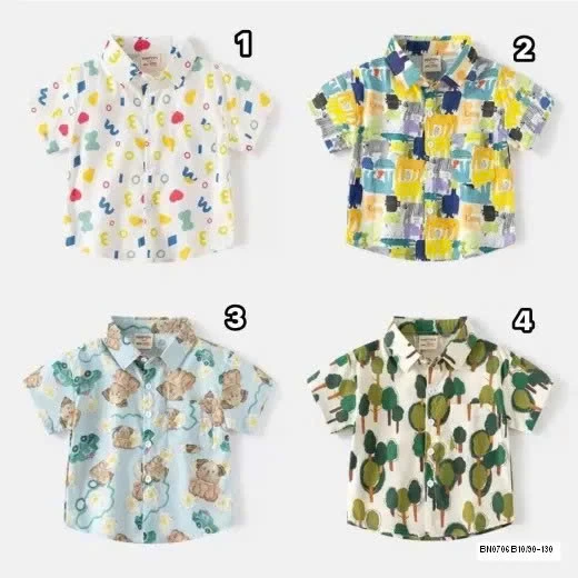 ÁO SƠ MI HỌA TIẾT WAPYPY