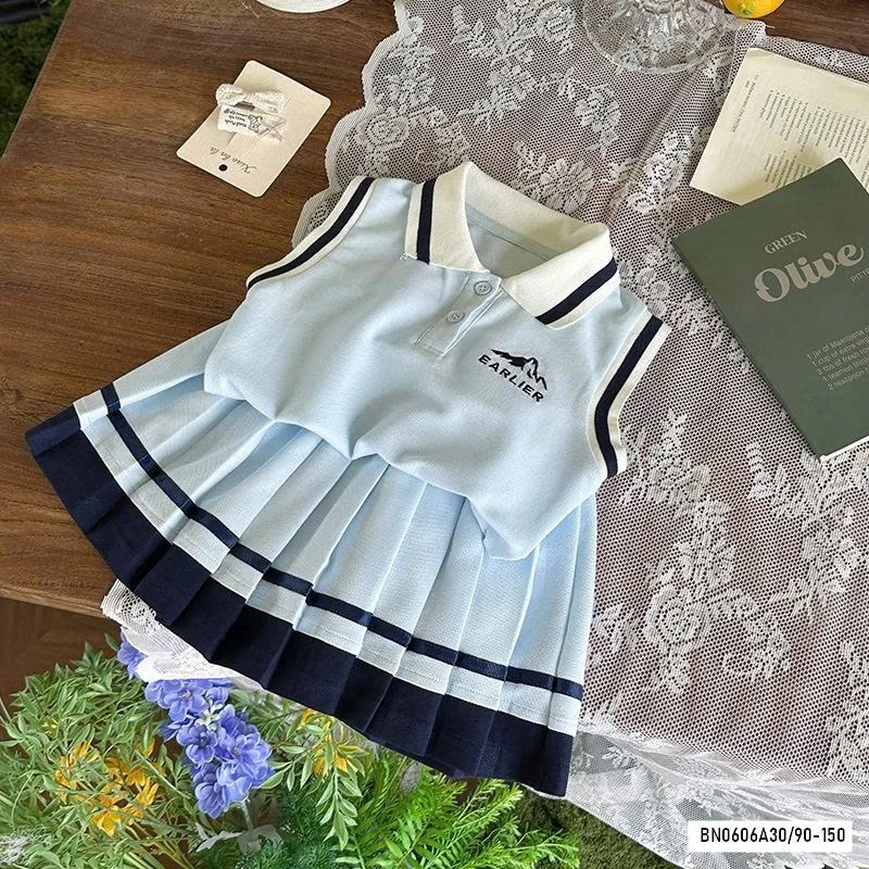 SÉT VÁY POLO XẾP LY