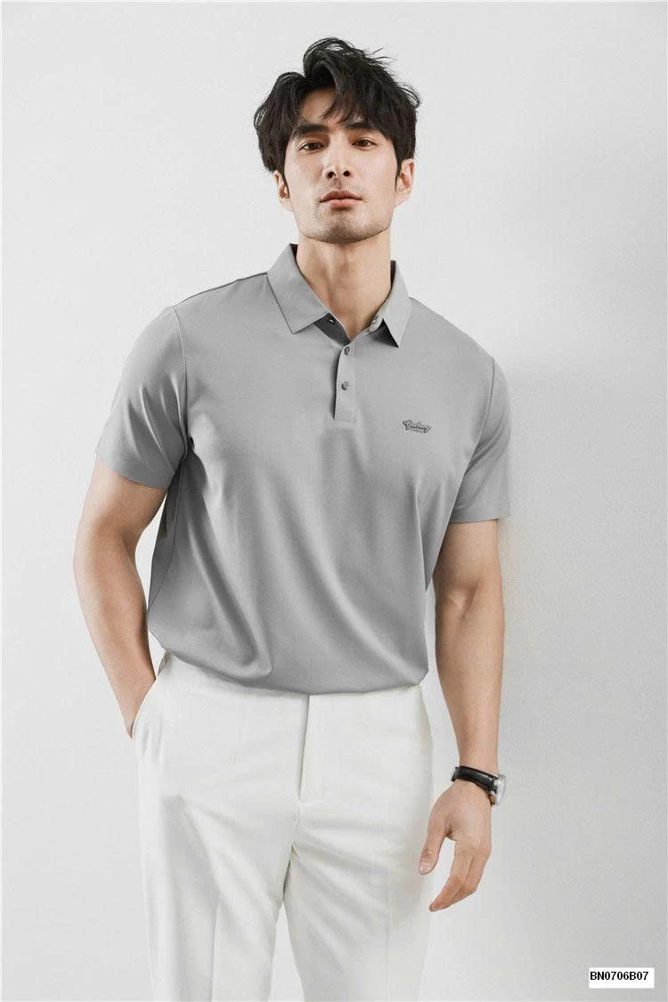 POLO NAM LOGO IN CHỮ CAO CÁP