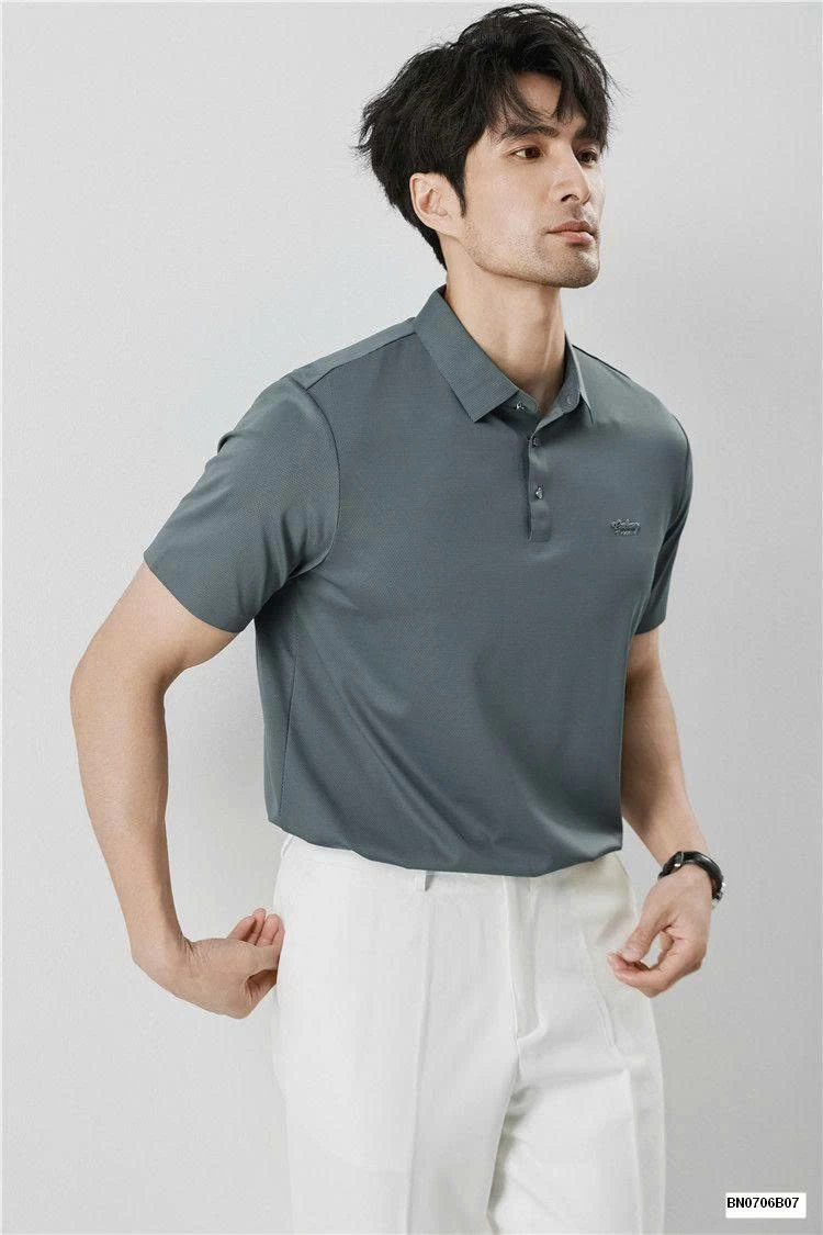 POLO NAM LOGO IN CHỮ CAO CÁP