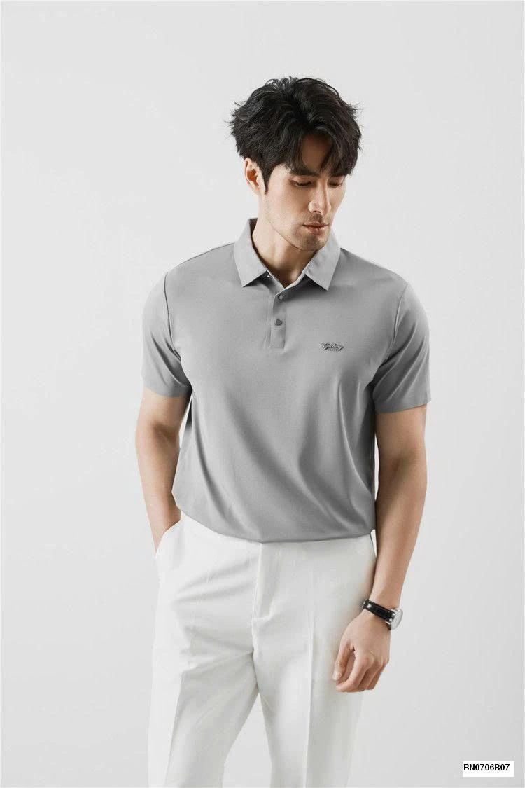 POLO NAM LOGO IN CHỮ CAO CÁP