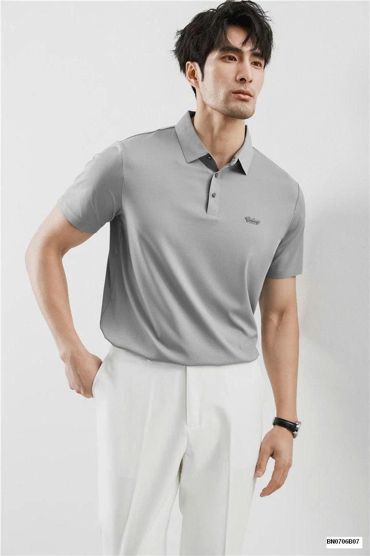 POLO NAM LOGO IN CHỮ CAO CÁP