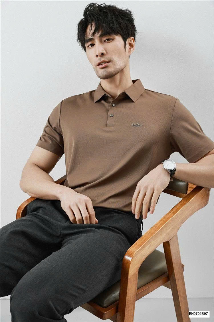 POLO NAM LOGO IN CHỮ CAO CÁP