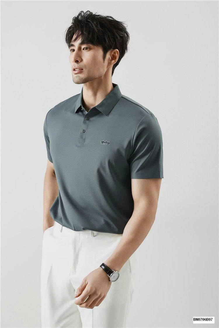 POLO NAM LOGO IN CHỮ CAO CÁP