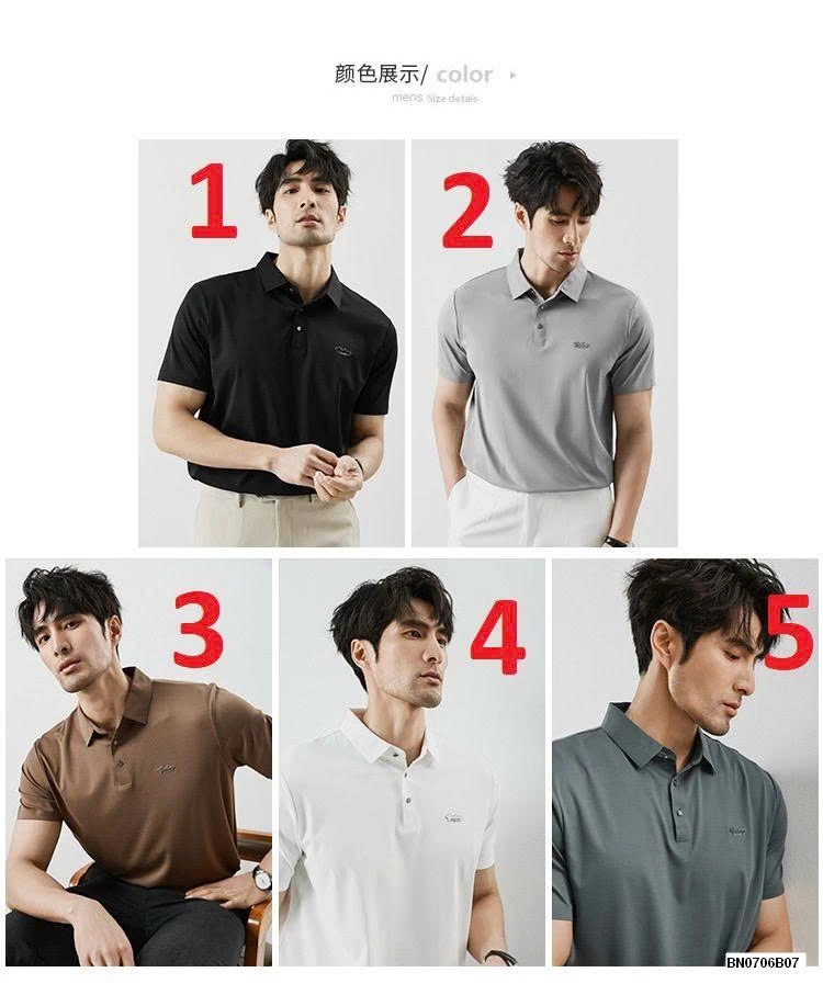POLO NAM LOGO IN CHỮ CAO CÁP