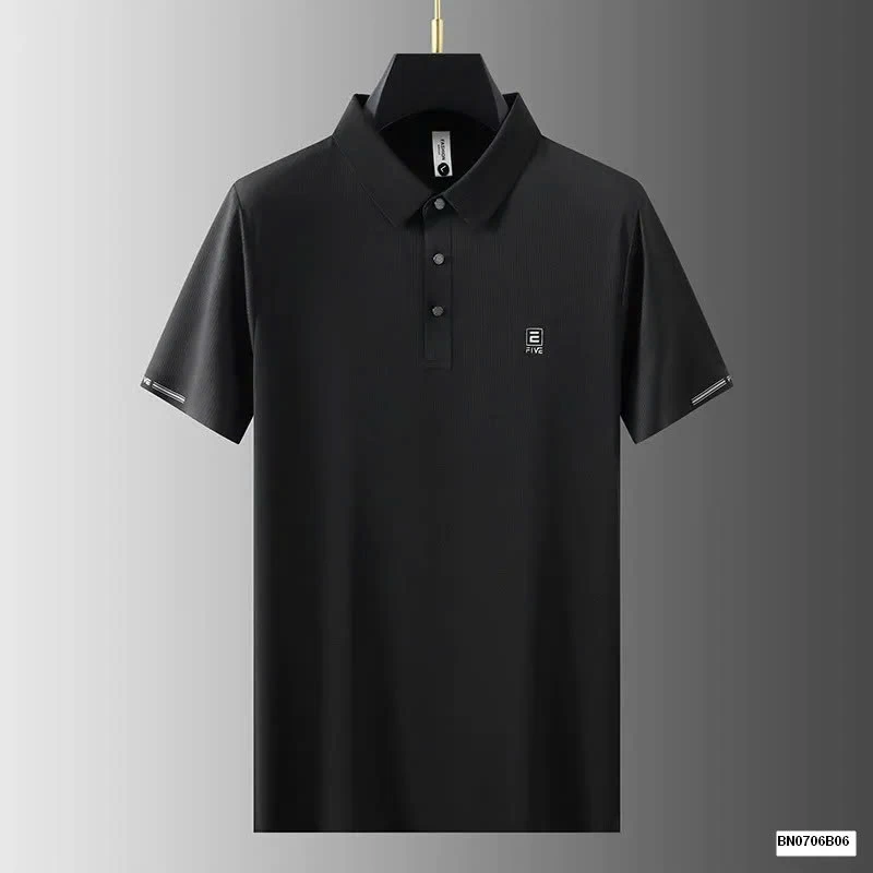 POLO NAM VẢI Ô VUÔNG LOGO FIVE