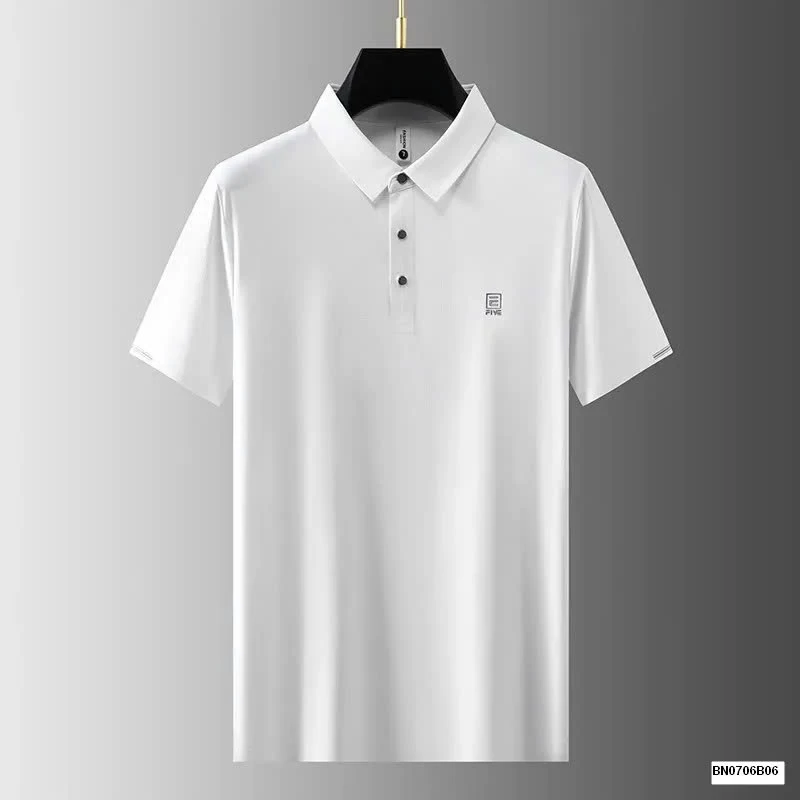 POLO NAM VẢI Ô VUÔNG LOGO FIVE
