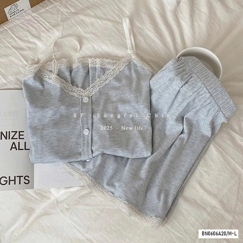 BỘ NGỦ 2 DÂY VIỀN REN