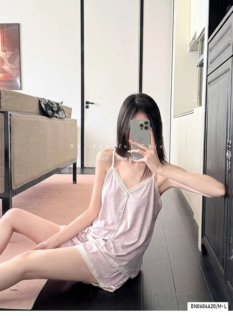 BỘ NGỦ 2 DÂY VIỀN REN