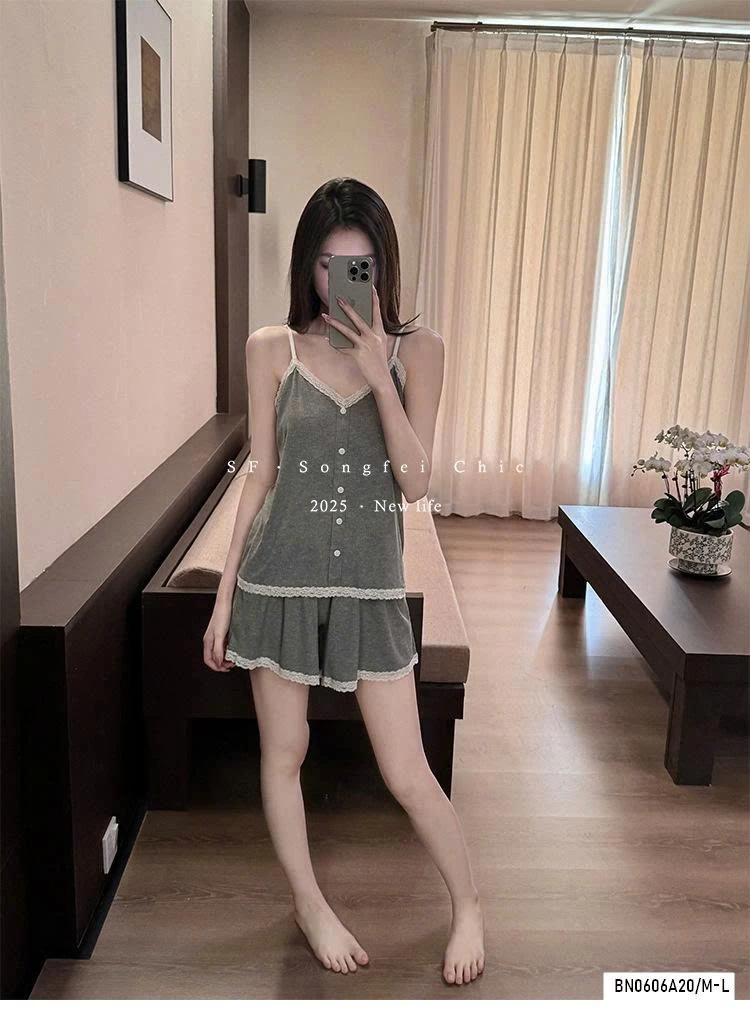 BỘ NGỦ 2 DÂY VIỀN REN