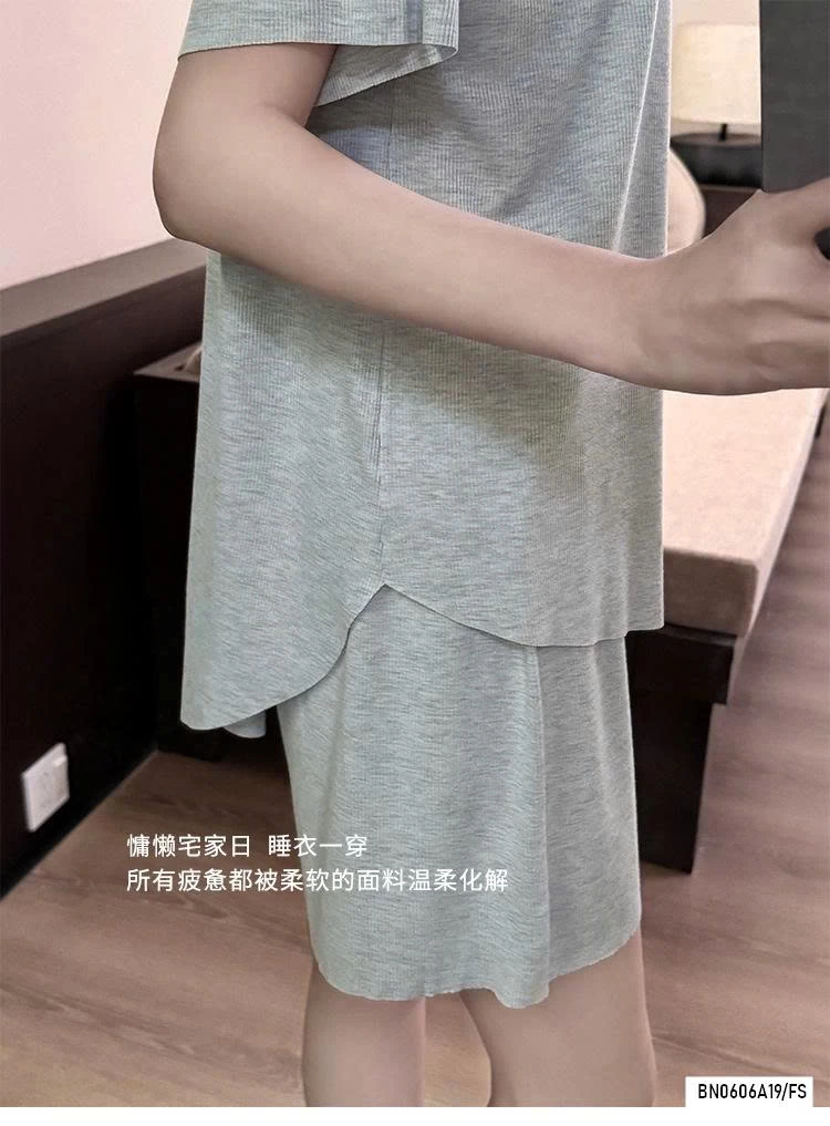 ĐẦM/BỘ NGỦ THUN GÂN THÊU TRÁI TIM