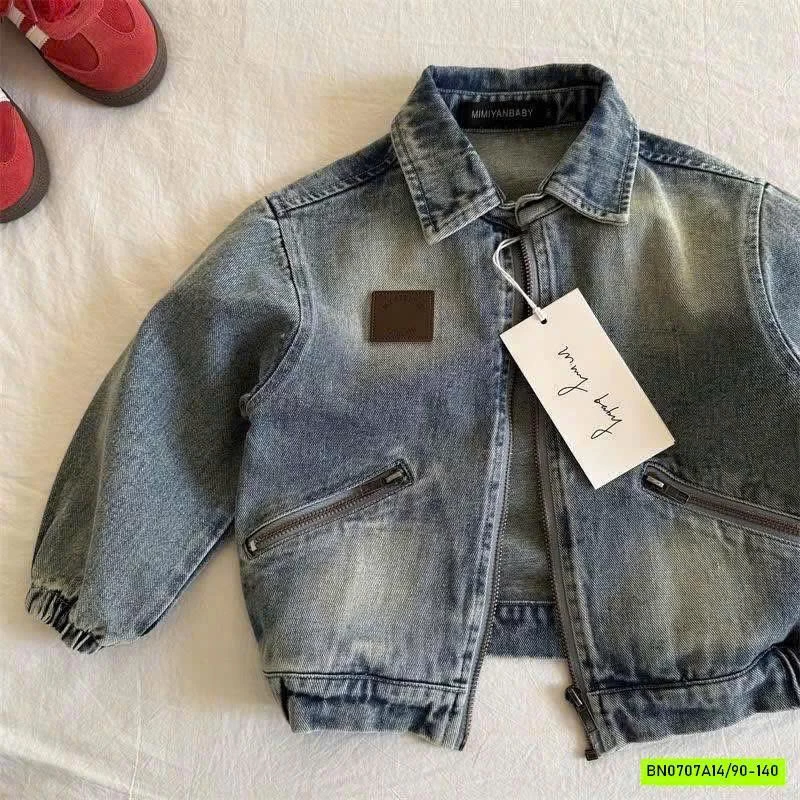 KHOÁC JEANS BO GẤU MMY