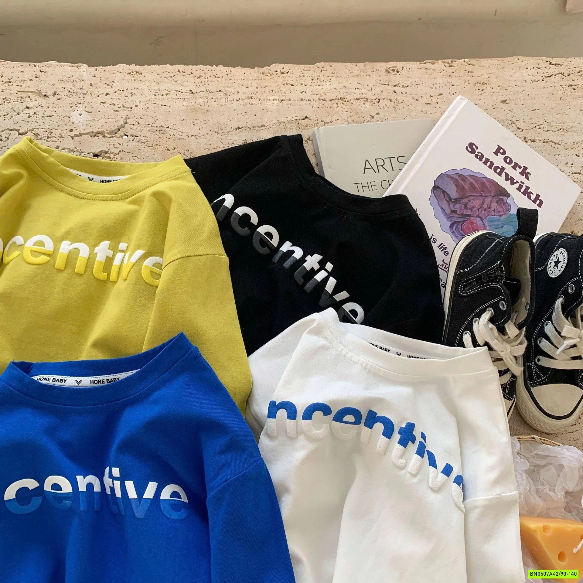 ÁO THUN DÀI TAY CHỮ NỔI