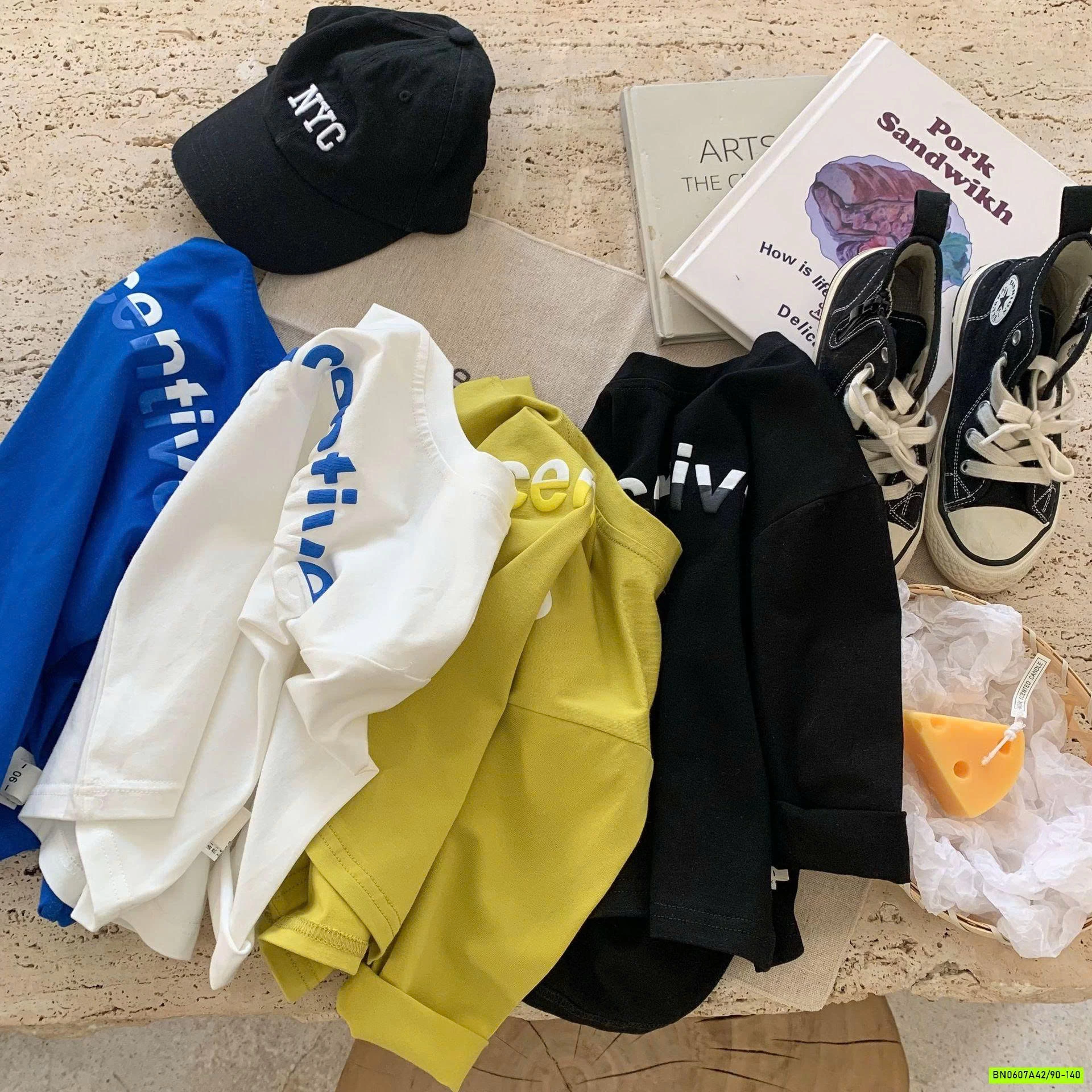 ÁO THUN DÀI TAY CHỮ NỔI