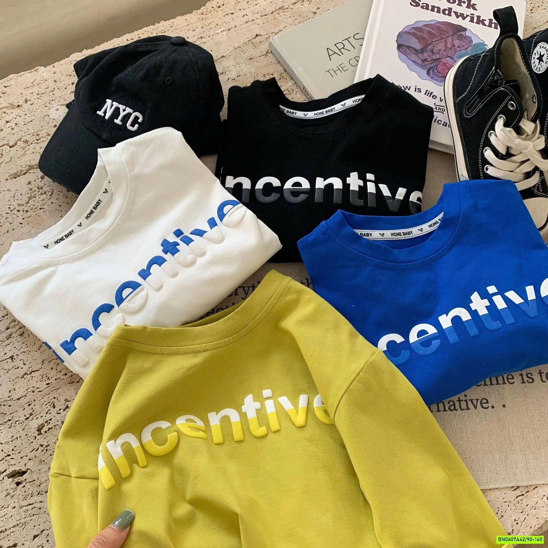 ÁO THUN DÀI TAY CHỮ NỔI