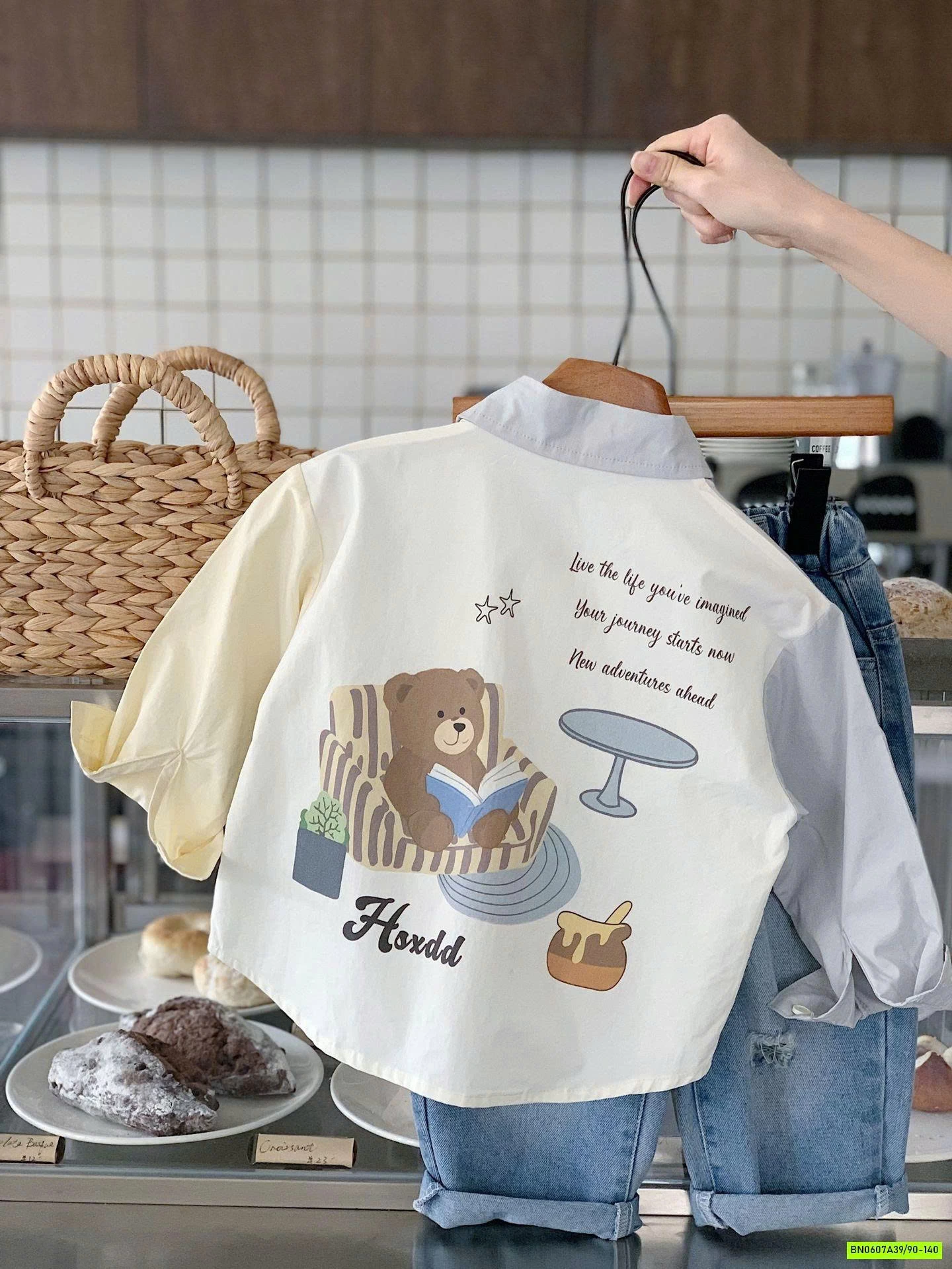 SƠ MI GẤU PHÓI MÀU