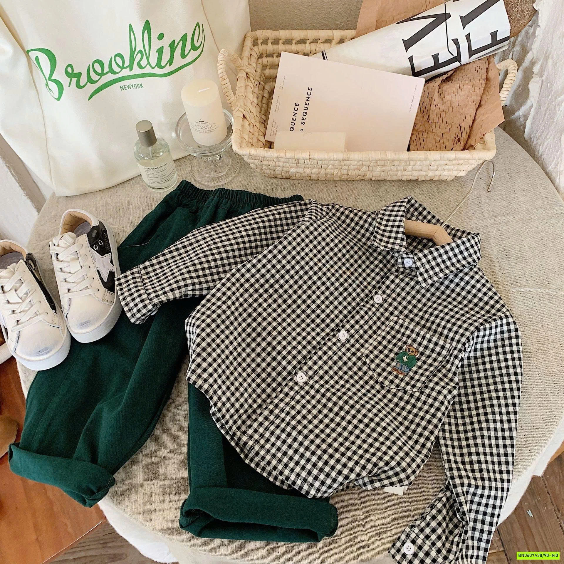 SƠ MI CỔ ĐỨC LOGO GẤU