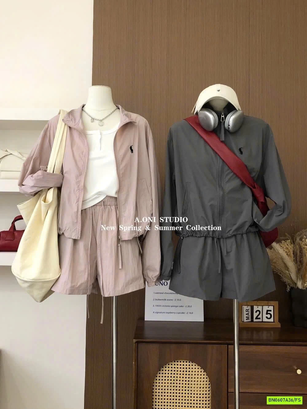 SÉT KHOÁC GIÓ+SHORT NỮ