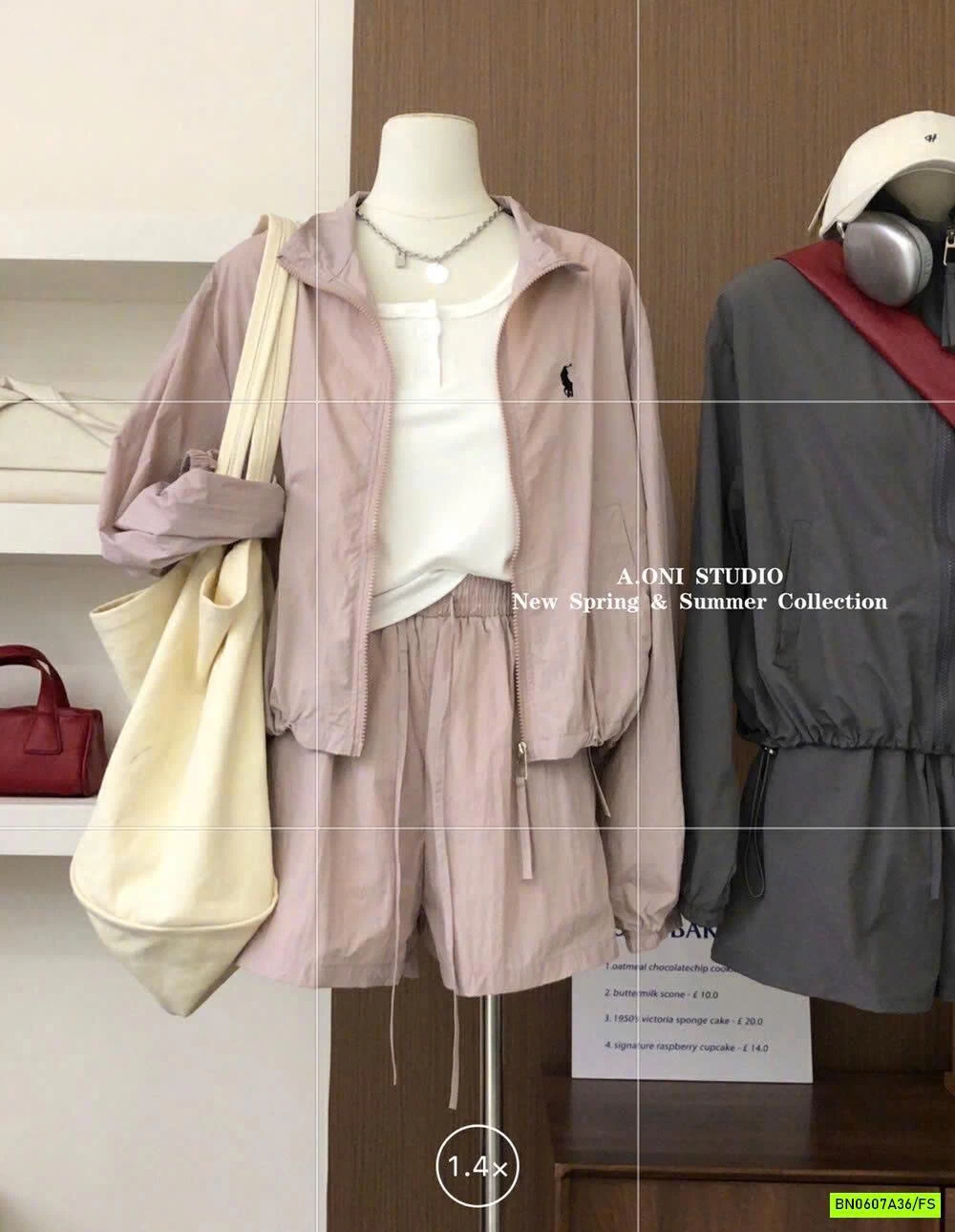 SÉT KHOÁC GIÓ+SHORT NỮ