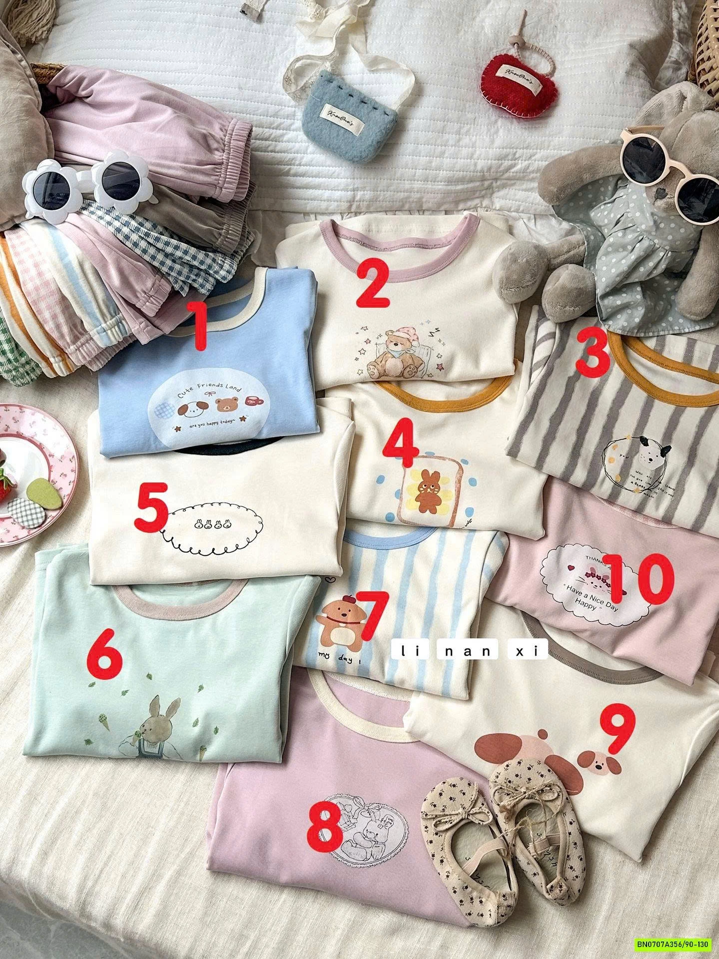 BỘ COTTON LADY LINANXI 10 MẪU