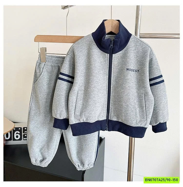 SÉT BỘ NỈ KHÓA KÉO