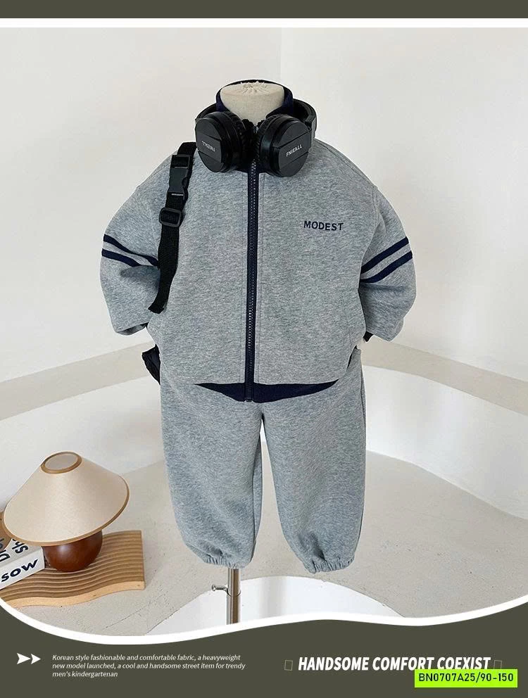 SÉT BỘ NỈ KHÓA KÉO