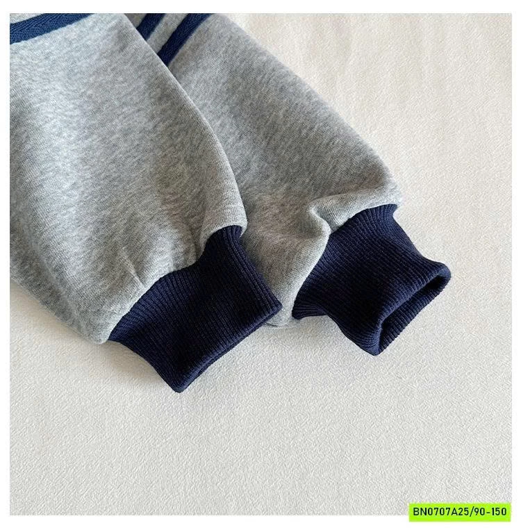 SÉT BỘ NỈ KHÓA KÉO