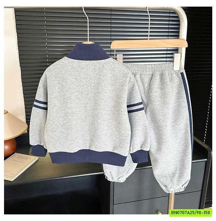 SÉT BỘ NỈ KHÓA KÉO