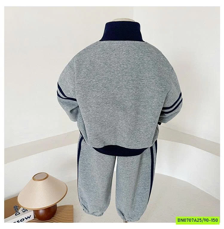 SÉT BỘ NỈ KHÓA KÉO