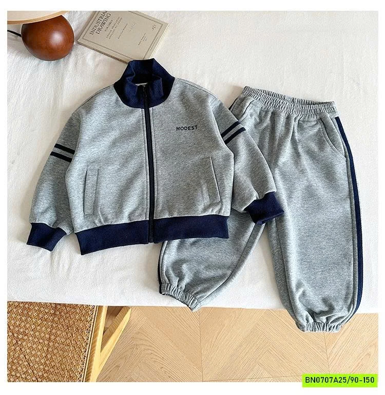 SÉT BỘ NỈ KHÓA KÉO